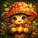 A vibrant cartoon cat with vivid colors, large expressive eyes, and a friendly smile, perfect for a profile picture.